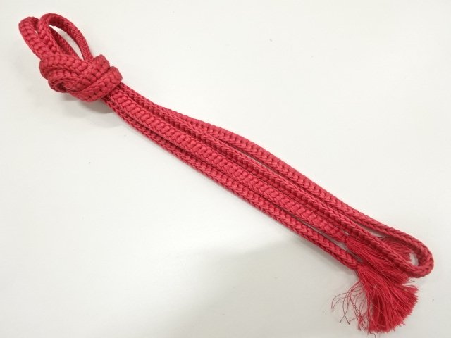 JAPANESE KIMONO / HANDTIED OBIJIME CORD 